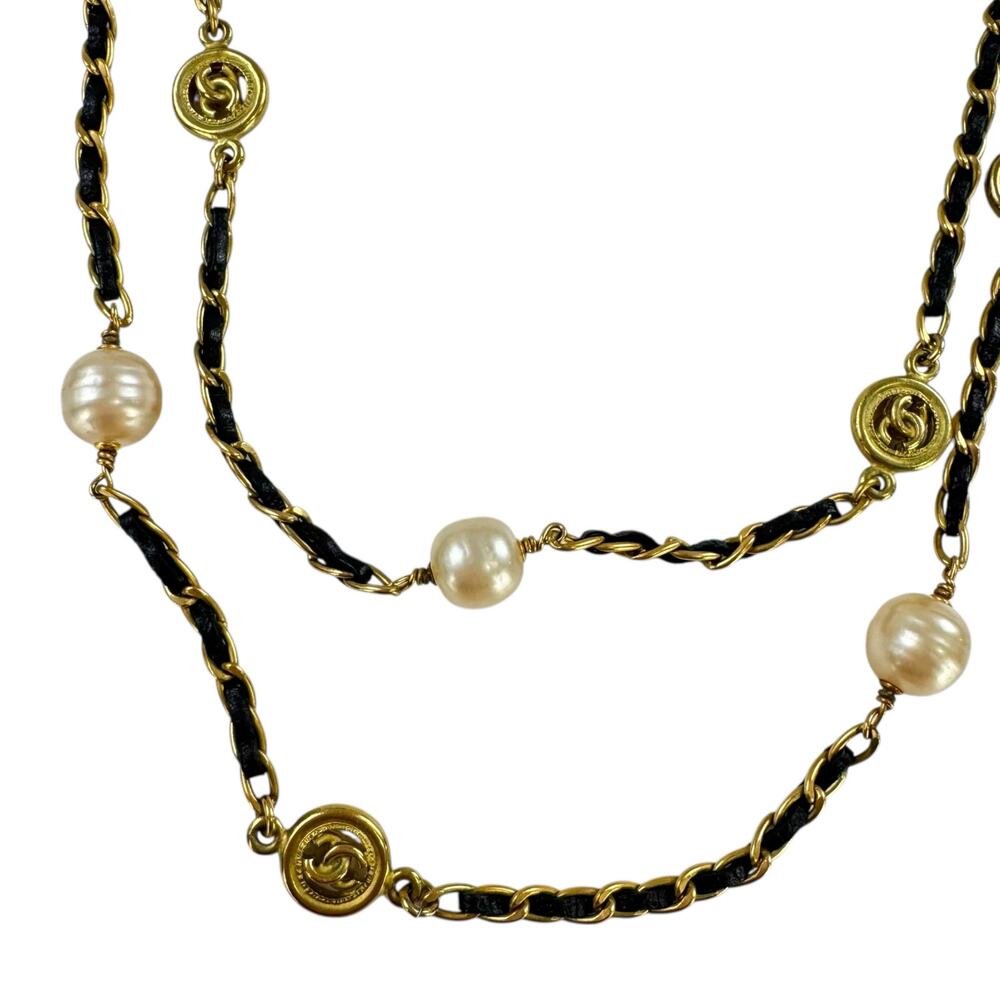 Chanel Vintage CC Long Wrap Necklace - Picture 5 of 9